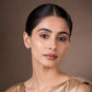 Golden Triangle Pearl Stud Earrings image 1