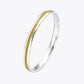 The Alencia Urban Glitter Dual-Tone Bangle image 2