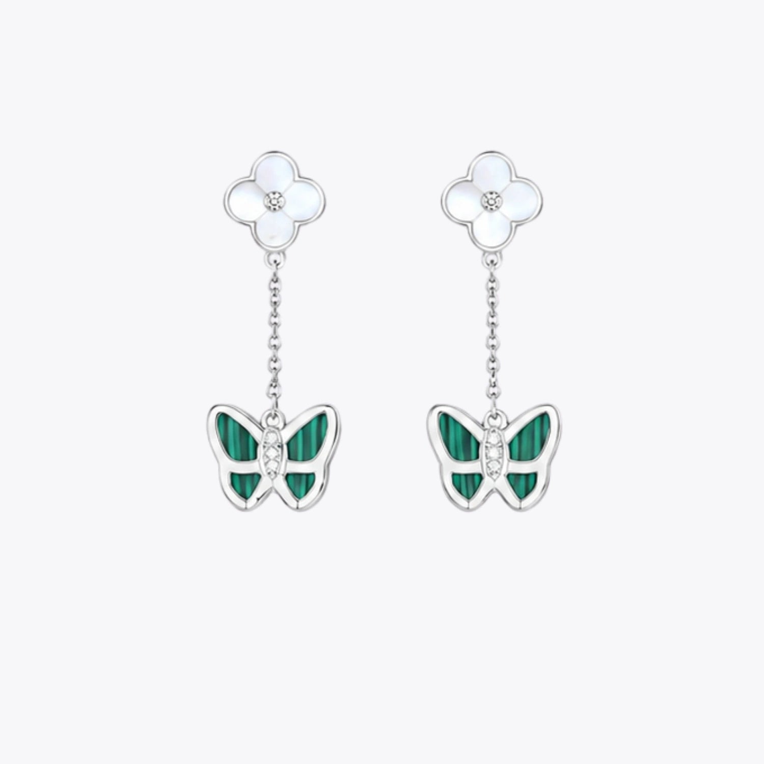 Alencia Malachite Bloom 925 Silver Set image 4
