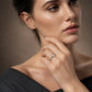 The Alencia Urban Serenade Block Bypass Solitaire Ring image 1