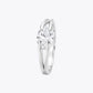 The Alencia Urban Serenade Split-Shank Oval Solitaire Ring image 2