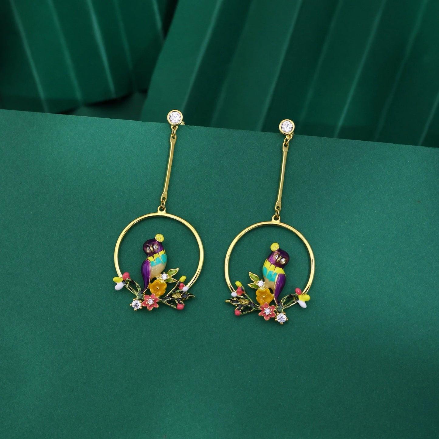 Butterfly Pearl Silver Stud Earrings image 0