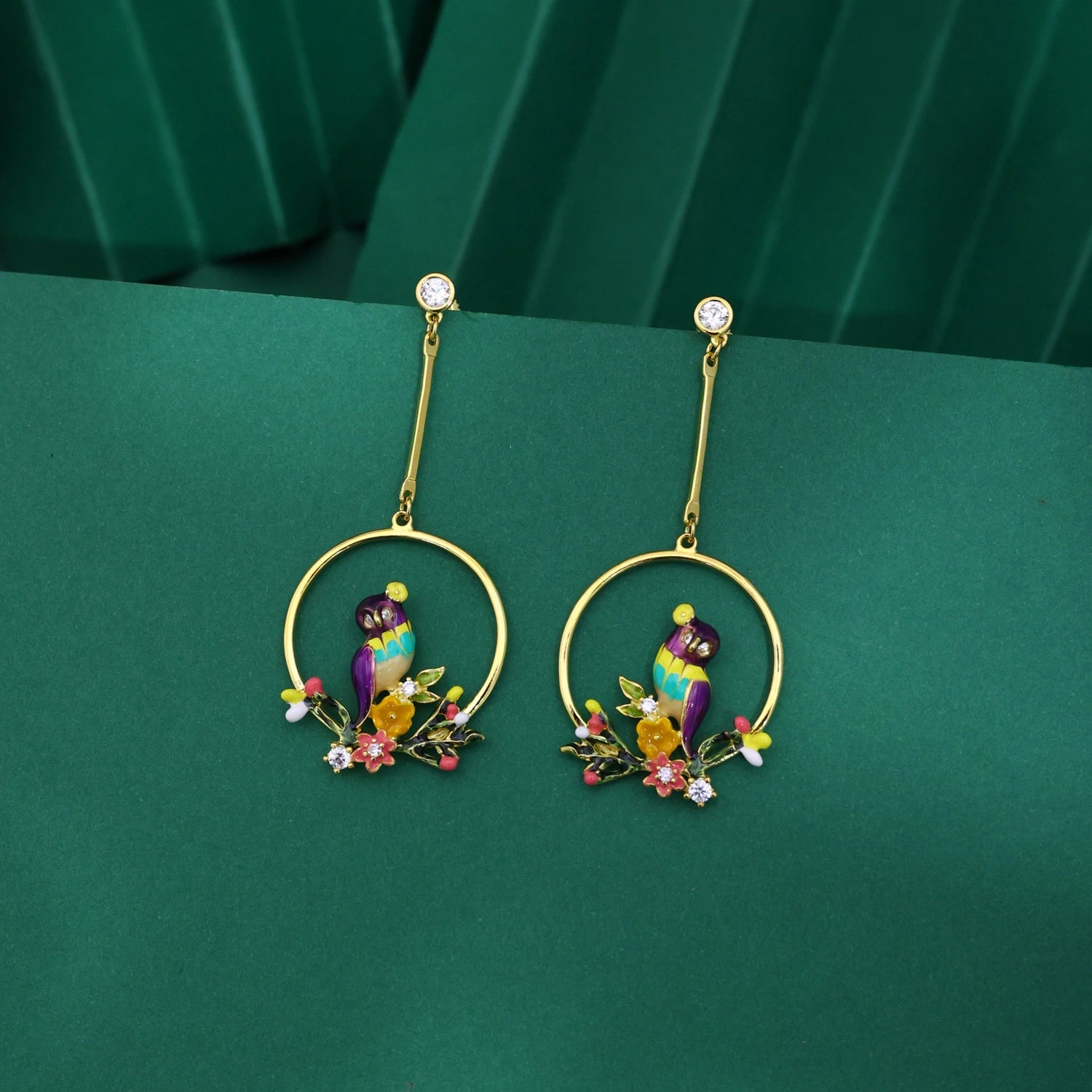 Butterfly Pearl Silver Stud Earrings image 0