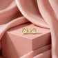 Golden Triangle Pearl Stud Earrings image 0