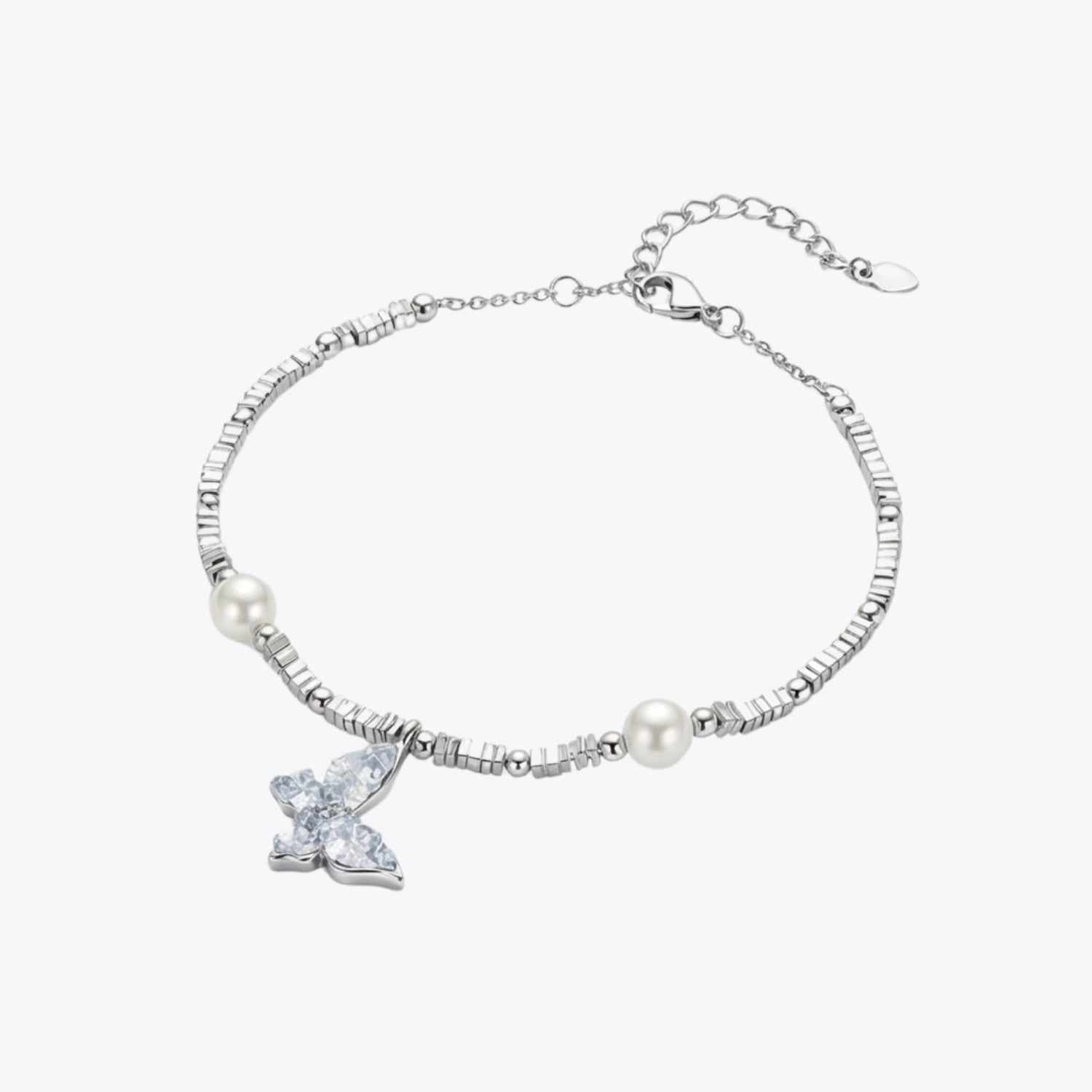 Iridescent Butterfly &amp; Pearl Bracelet image 8