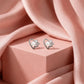 Pearl Heart Leaf Stud Earrings image 0