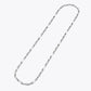 Alencia Limited Edition Figaro Link Silver Chain Necklace image 2