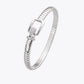 Luxe Buckle Silver Bracelet image 2