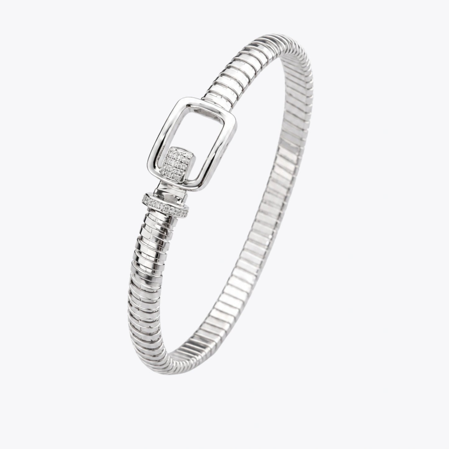 Luxe Buckle Silver Bracelet image 2