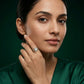 Emerald Bloom Floral Ring image 1