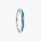 Aqua Wave Silver Ring image 2