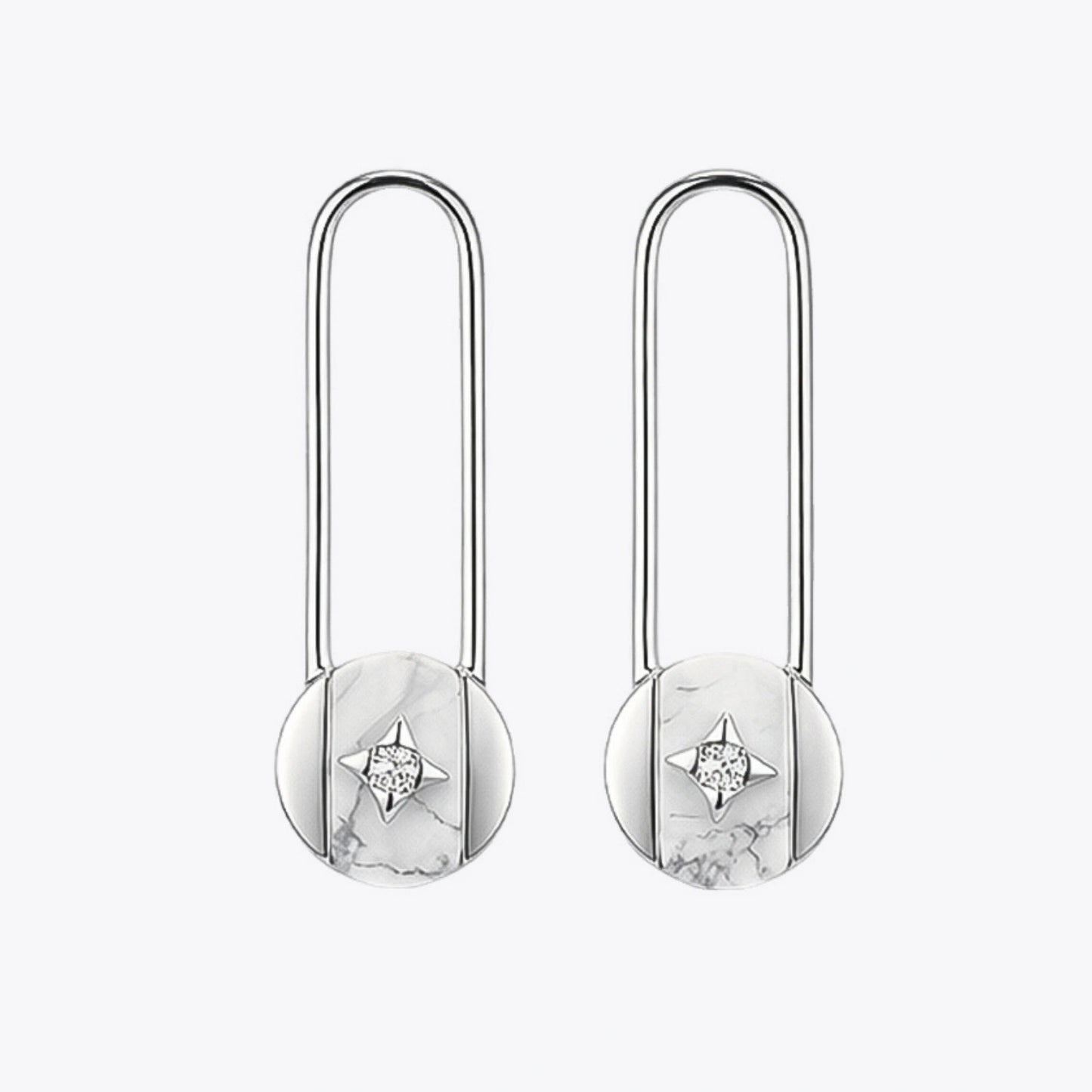 Lustrous Baguette Halo &amp; Pearl Set image 4