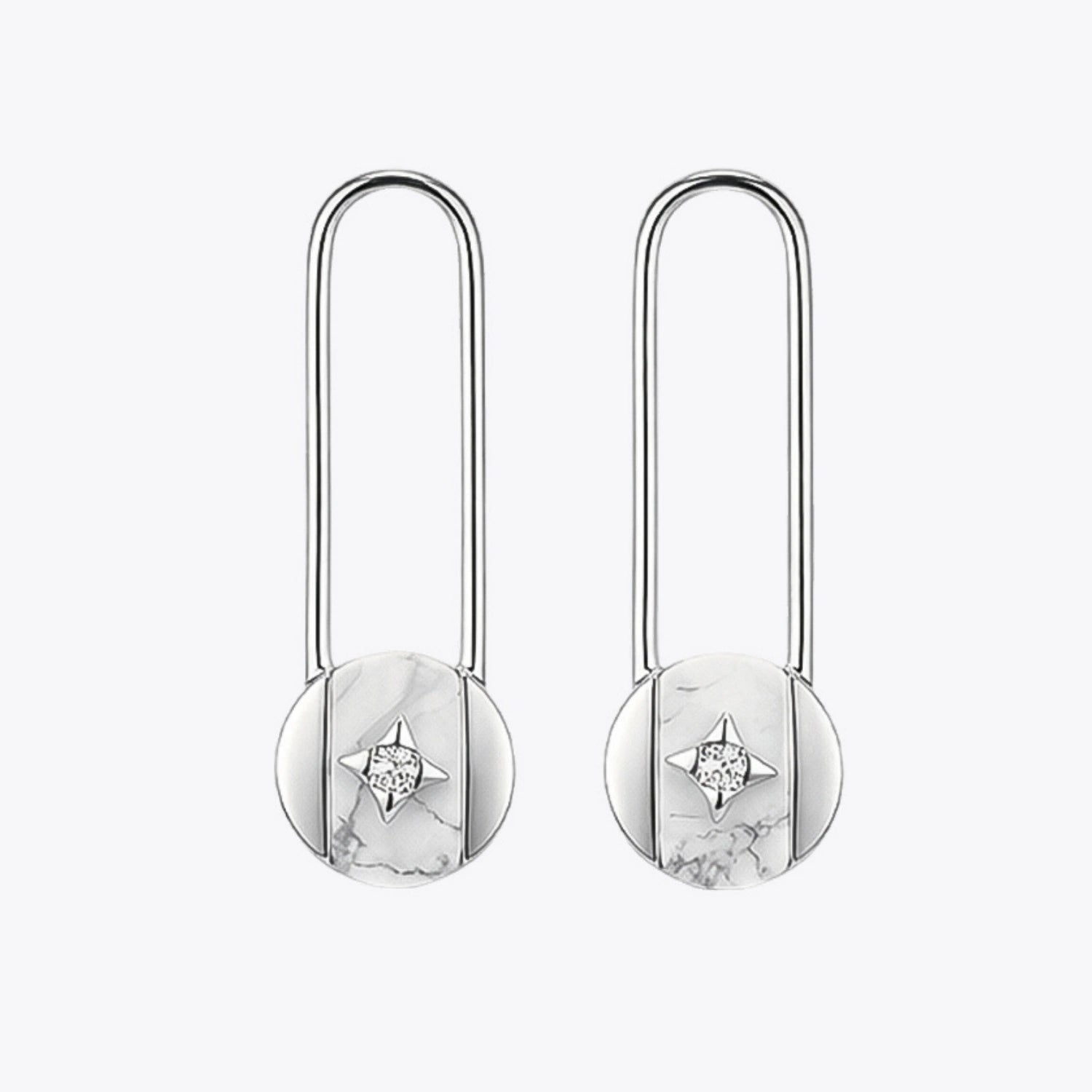 Lustrous Baguette Halo &amp; Pearl Set image 4