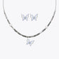 ALENCIA Azure Blossom Crystal &amp; Pearl Jewelry Set image 12