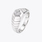 The Alencia Urban Classic Solitaire Silver Ring image 2