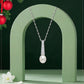 Pearl Grace Silver Pendant Necklace image 0