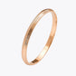The Alencia Urban Grooved Rose Gold Bangle image 2