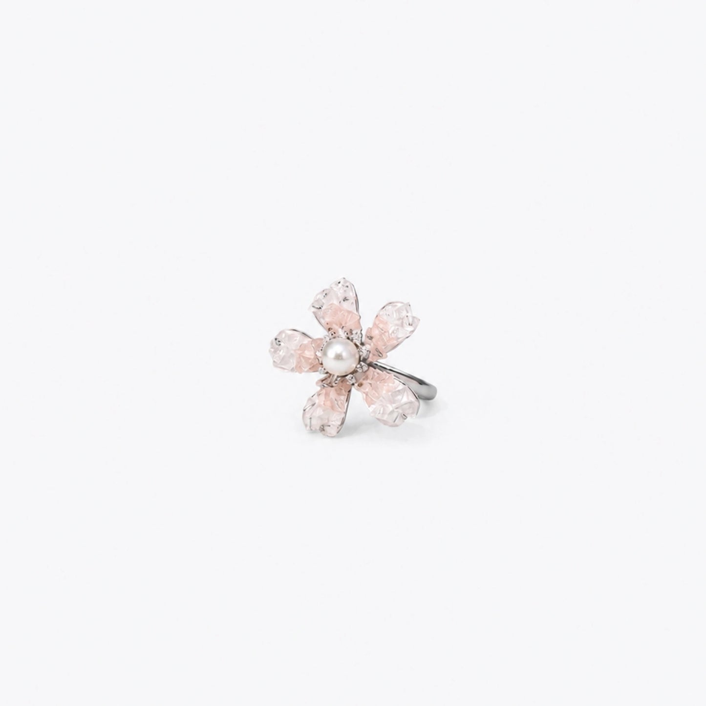 ALENCIA Frosted Floral Ring image 5