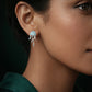 Ocean Jellyfish Blue Drop Earrings image 1