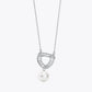 Lustrous Pearl &amp; Baguette Silver Set image 3