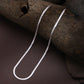 The Alencia Sleek Herringbone Silver Chain - 20 image
