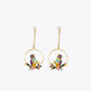 Butterfly Pearl Silver Stud Earrings image 2