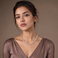 Silver Bead Necklace image 1