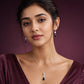 Midnight Pearl Drop Necklace &amp; Earrings Combo image 1