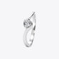 The Alencia Urban Serenade Bypass Solitaire Ring image 2