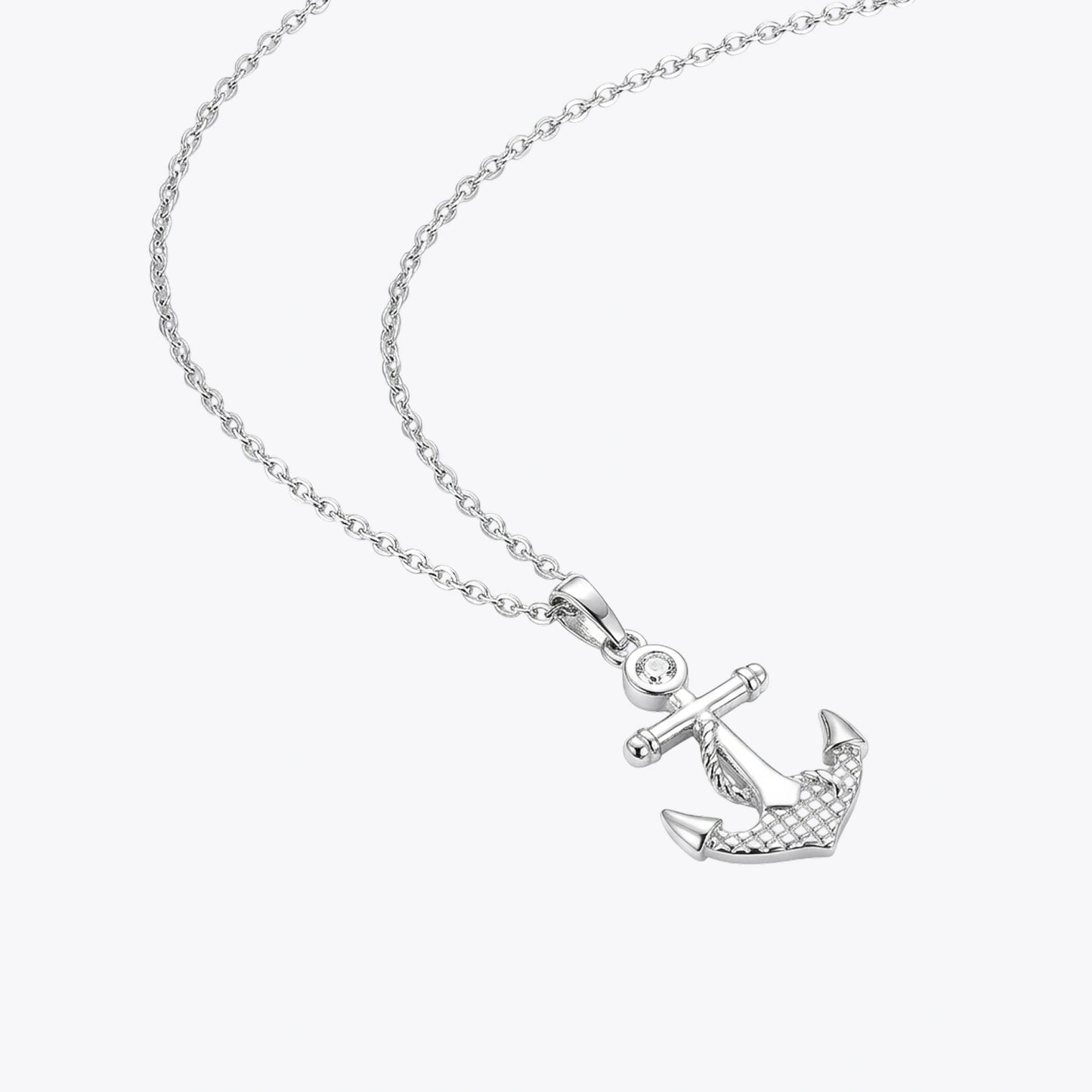 Marquise Solitaire Silver Pendant Necklace image 2