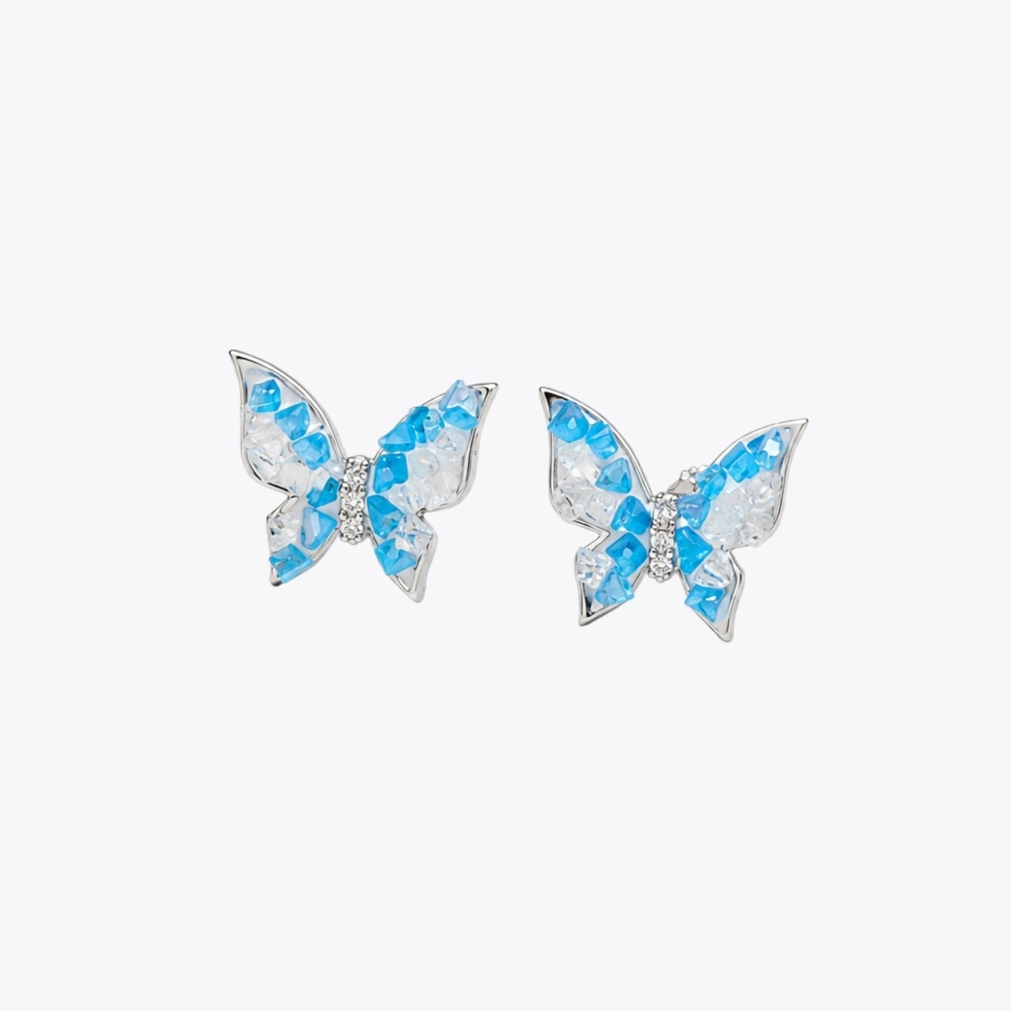 ALENCIA Azure Blossom Crystal &amp; Pearl Jewelry Set image 4