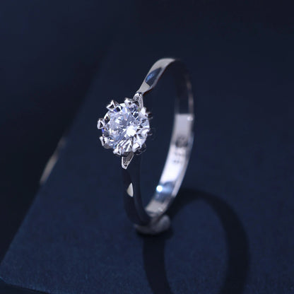 The Alencia Urban Serenade Crown Solitaire Ring image 0