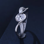 The Alencia Urban Serenade Infinity Oval Ring