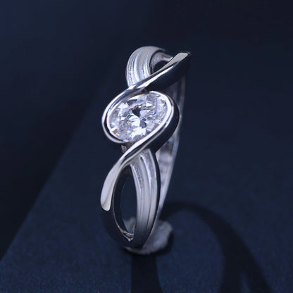 The Alencia Urban Serenade Infinity Oval Ring image 0