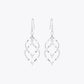 Silver Flow Drop Earrings image 2