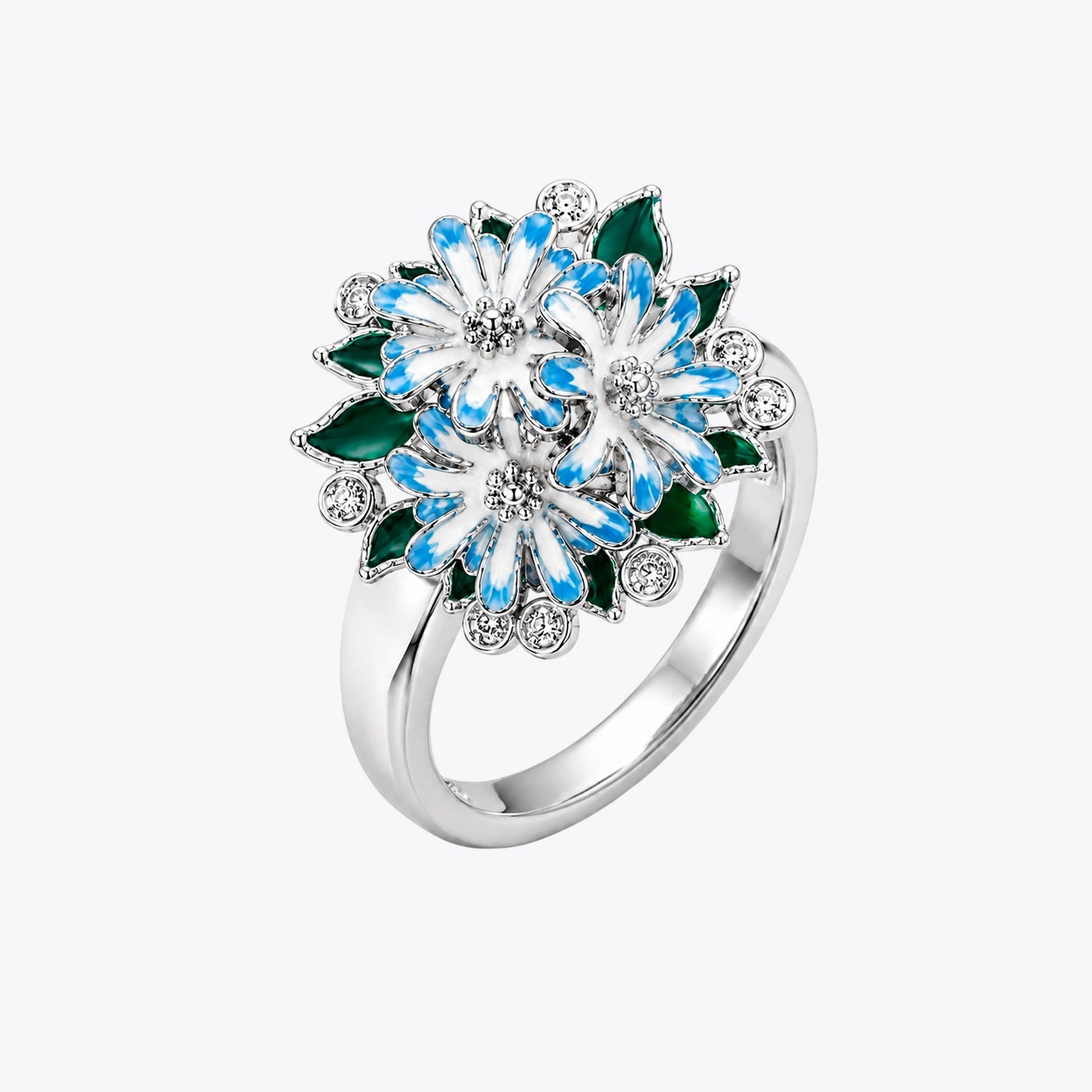 Blue Bloom Garden Ring image 2