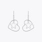Silver Heart &amp; Star Dangle Earrings image 2