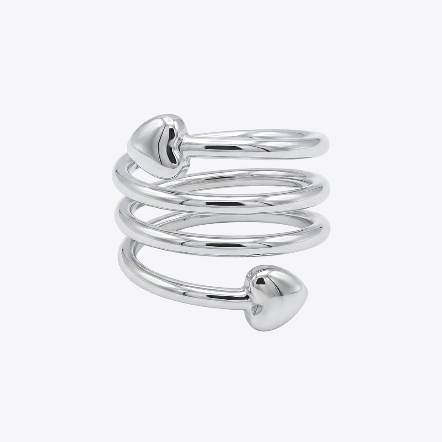 Silver Thorn Crown Ring image 2