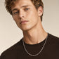 Alencia Modern Bar Link Silver Chain image 1