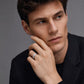 The Alencia Urban Bridge Solitaire Silver Ring image 1