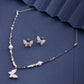 ALENCIA Azure Blossom Crystal &amp; Pearl Jewelry Set image 5