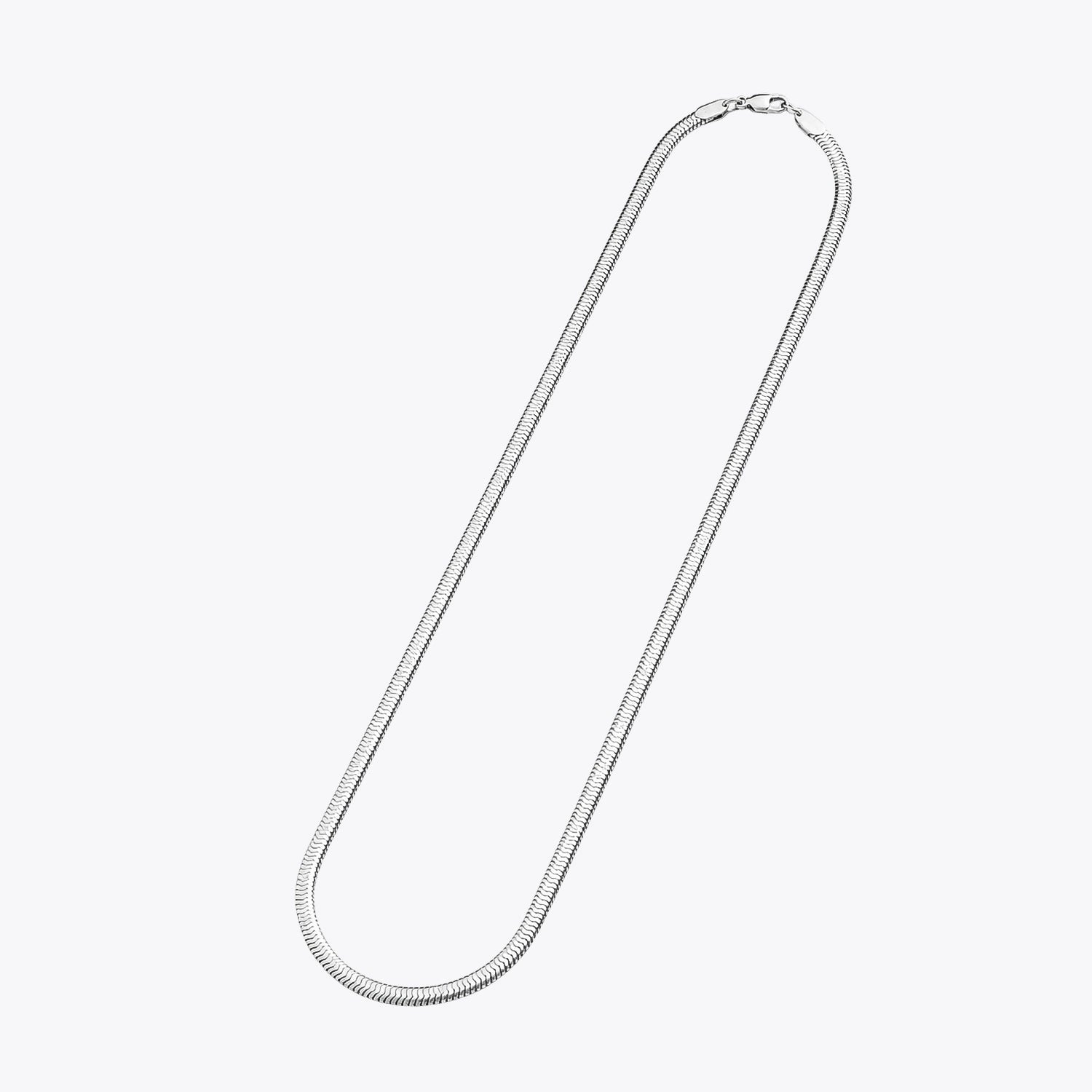 Alencia Limited Edition Snake Chain Silver Necklace image 2