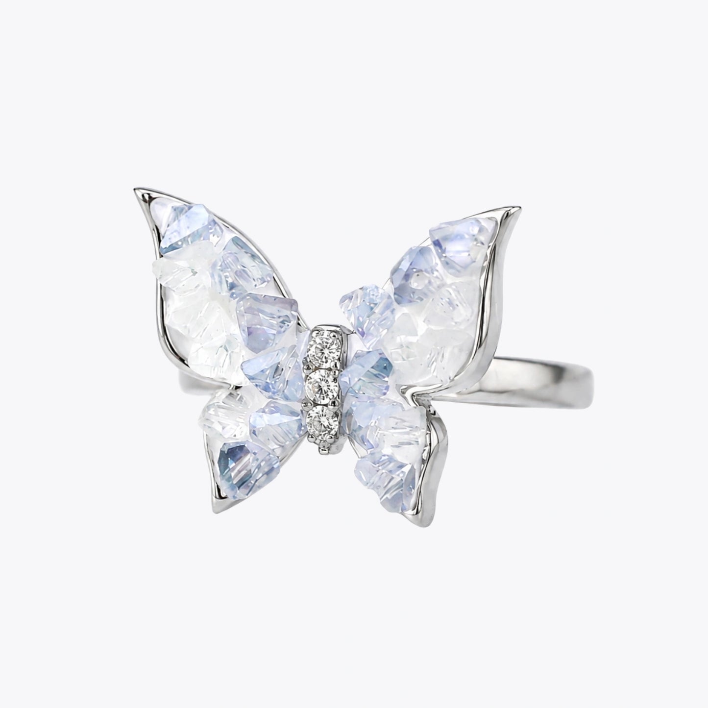 Butterfly Crystal Wing Ring – 3 Colour Variations image 8