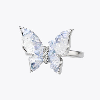 Butterfly Crystal Wing Ring – 3 Colour Variations image 8