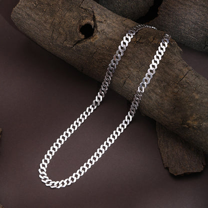 Alencia Luxe Cuban Silver Chain image 0