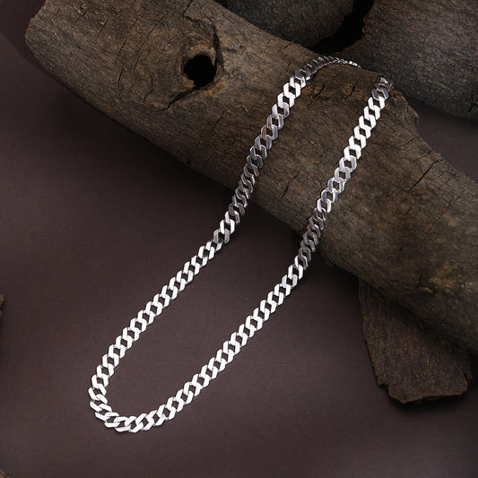 Alencia Luxe Cuban Silver Chain image 0
