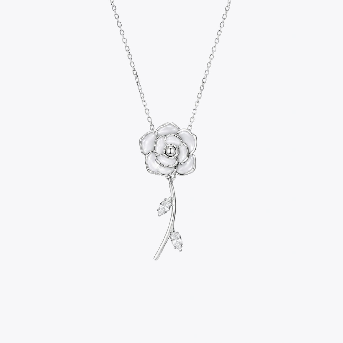 ALENCIA Azure Blossom Crystal &amp; Pearl Set image 3