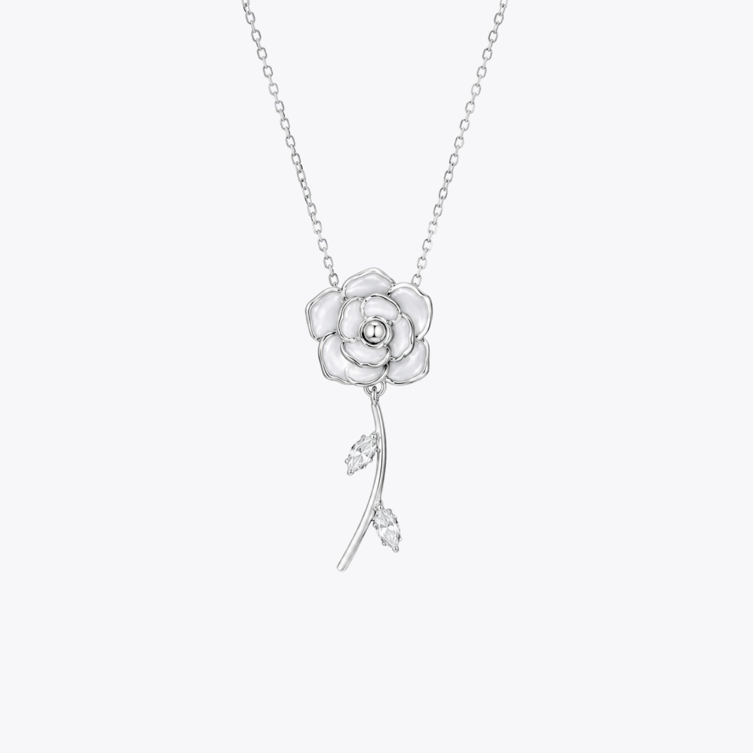 ALENCIA Azure Blossom Crystal &amp; Pearl Set image 3