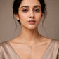 Alencia Heart Lariat Pearl Drop Set image 1