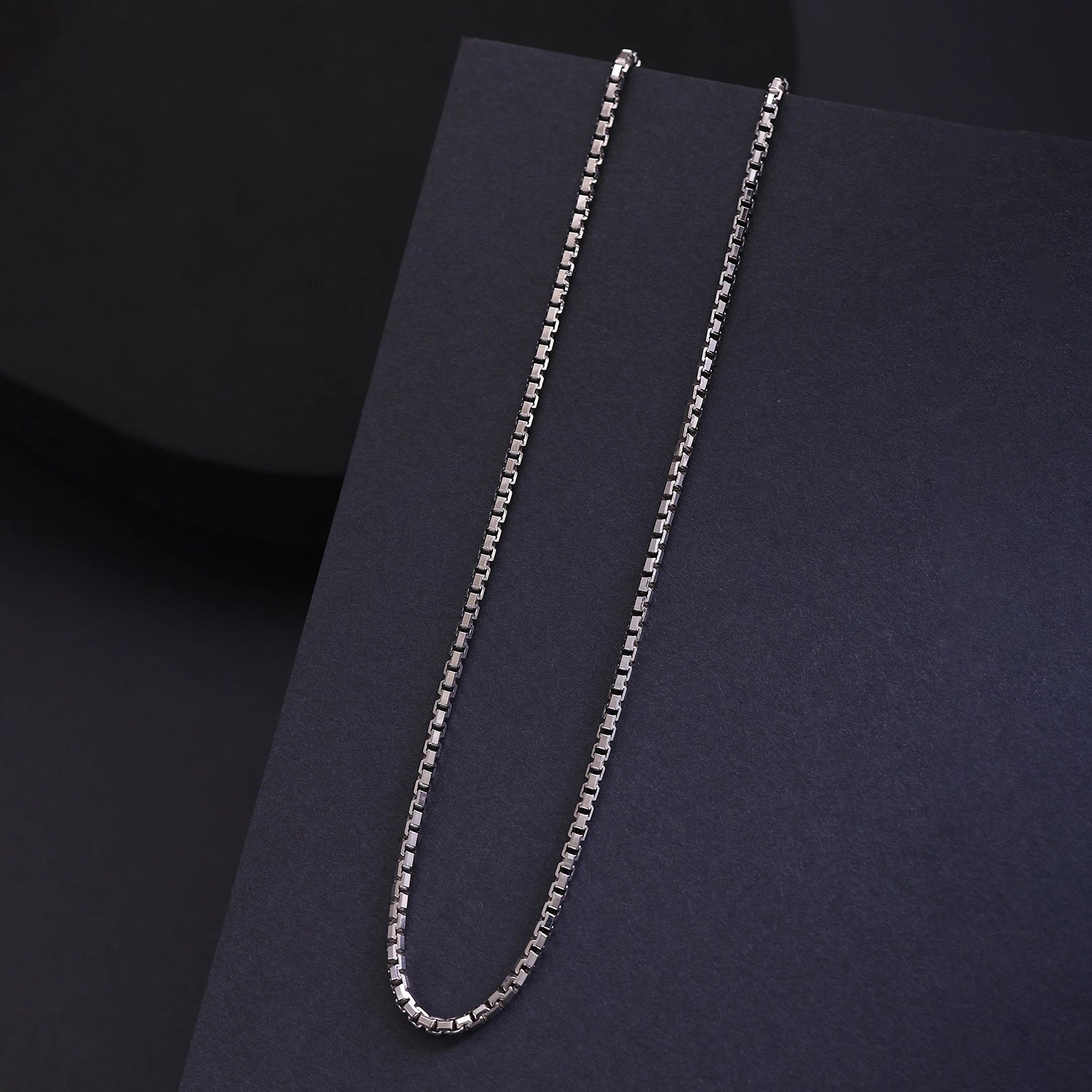 Alencia Limited Edition Box Link Silver Chain Necklace image 0